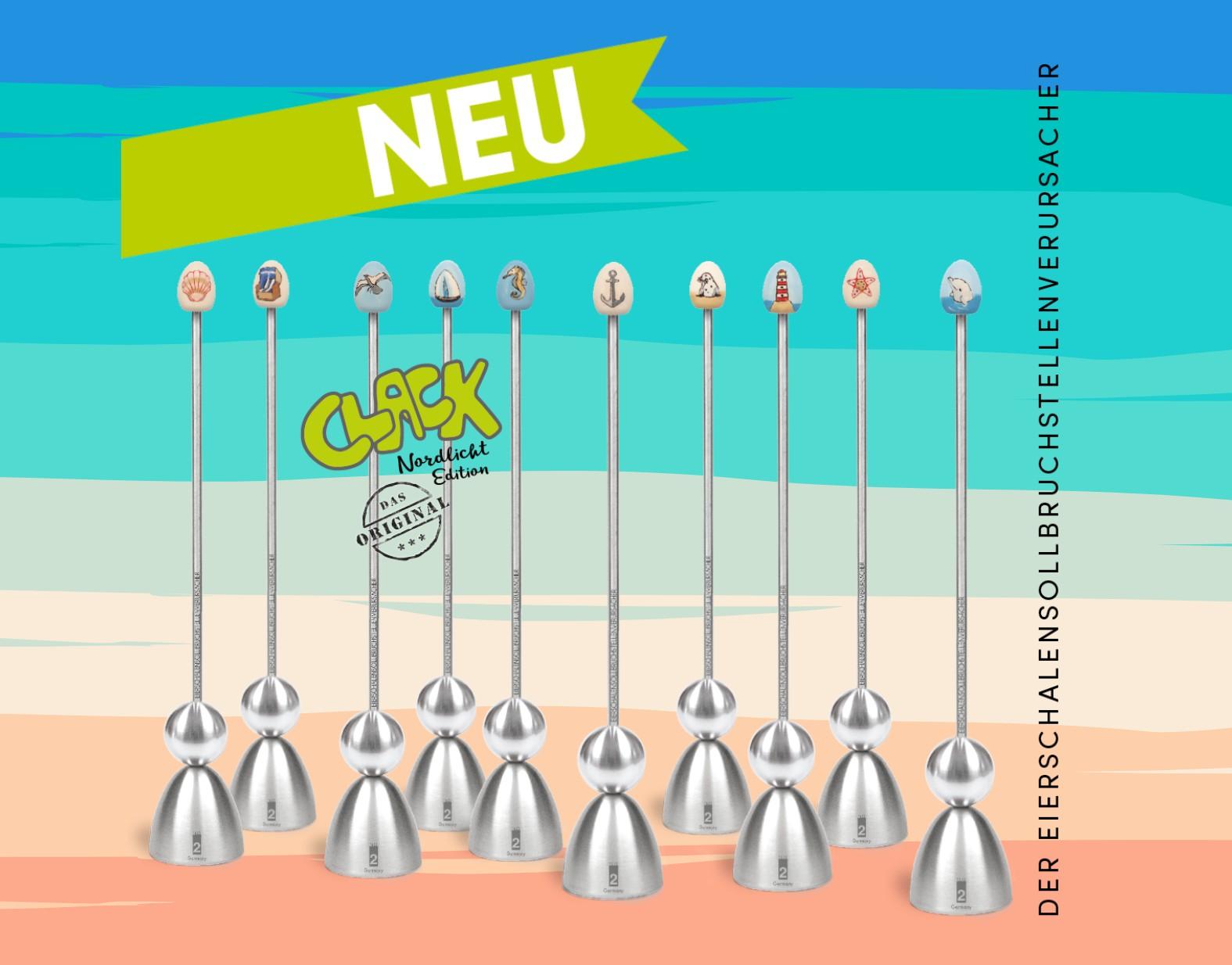 Nussknacker-Set von Nomi mit roten, weißen und grünen Kugeln. Design Geschenkidee.